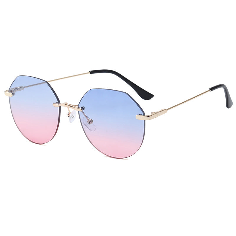 Damen Geometrische Sonnenbrille im modernen Design Brehn
