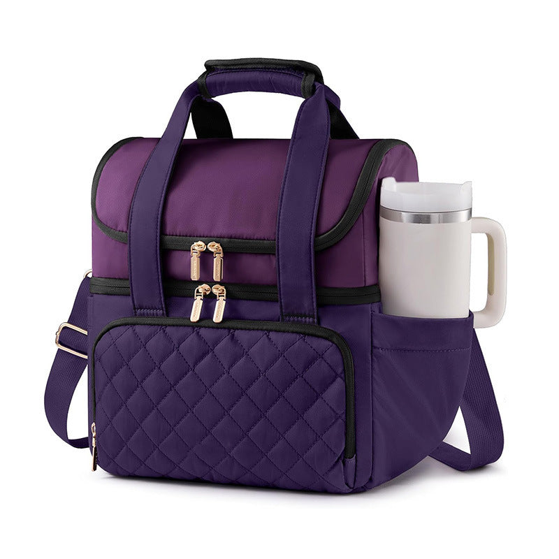 Elegante Kühltasche mit Praktischem Getränkehalter Brehn
