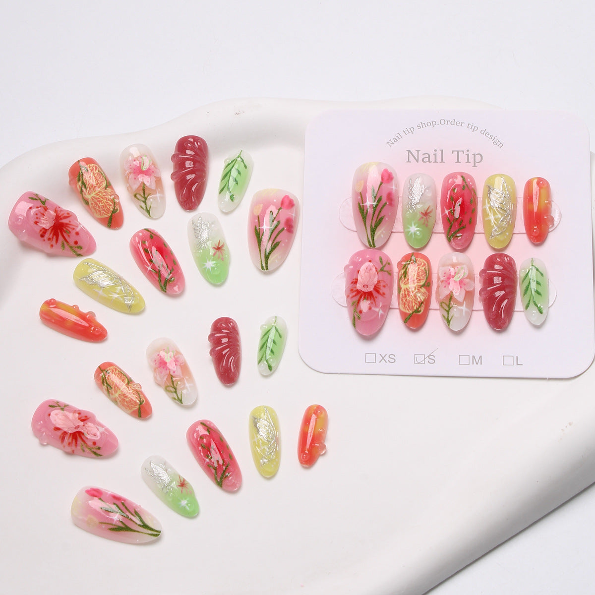 DIY Press-On Nail Art Set Brehn