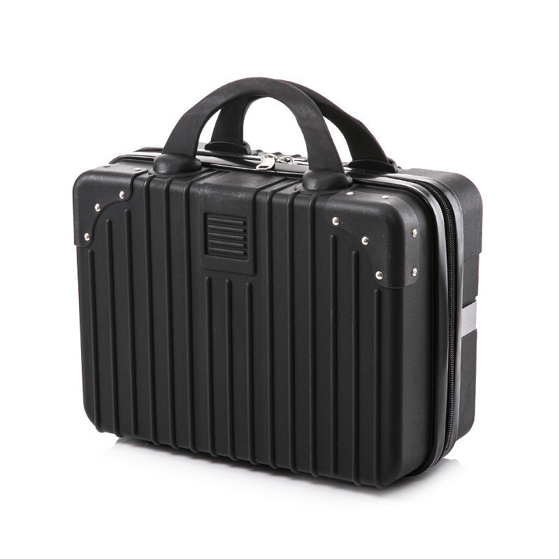 hartschalen kosmetik reisetasche mit doppelten obergriffen und verstärkten eckenprotektoren Brehn