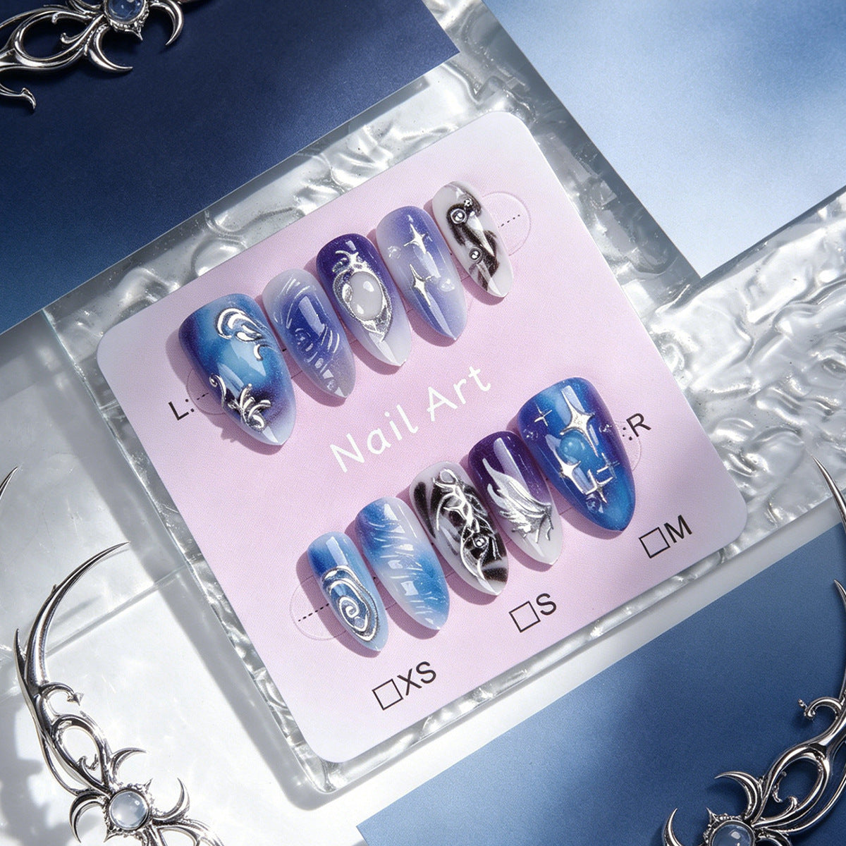 Kunstnagelset mit Eleganten Designs Brehn