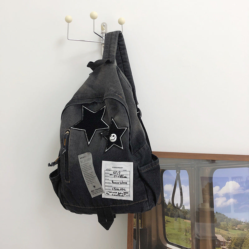 Trendiger Denim-Rucksack