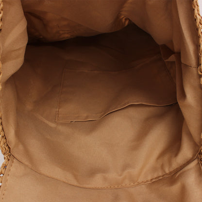 Rucksack Aus Geflochtenem Naturmaterial Brehn