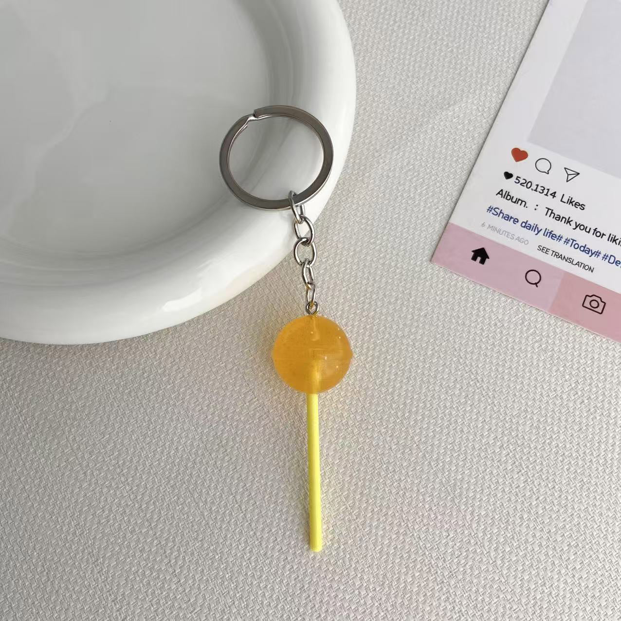 Lollipop-inspirierter Schlüsselanhänger Brehn