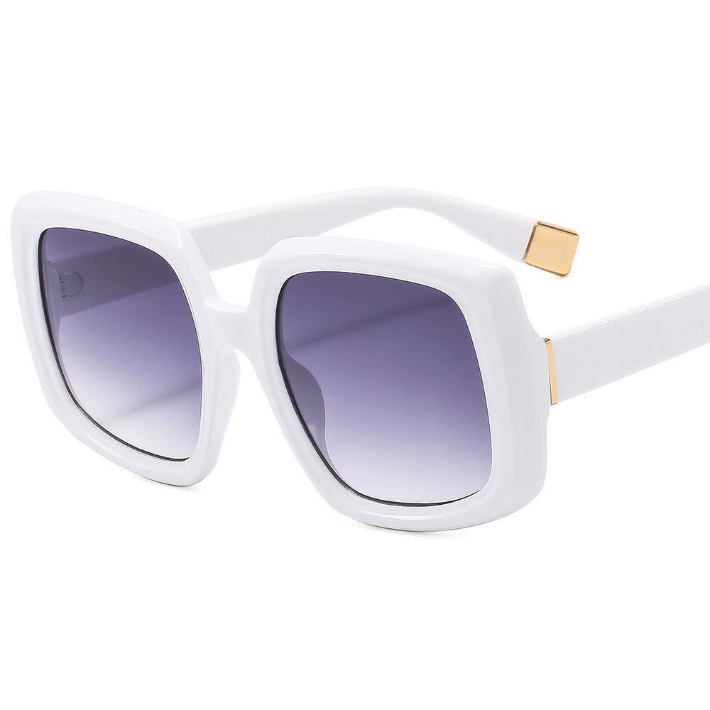 Damen modische Sonnenbrille mit auffälliger quadratischer Rahmenkonstruktion Brehn