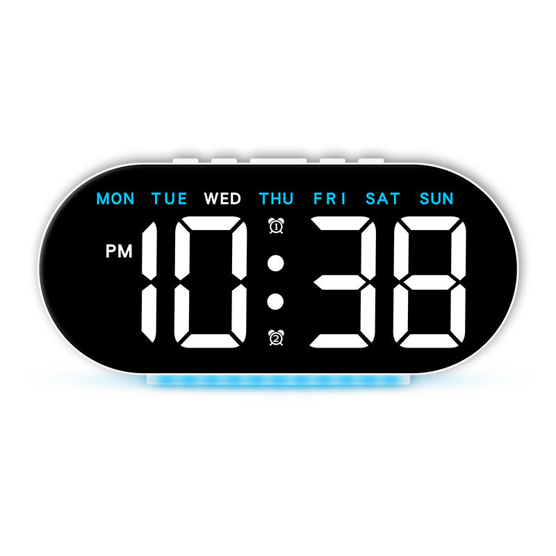 Digitaler Wecker mit Großem Led-Display und Multifunktionaler Anzeige Brehn