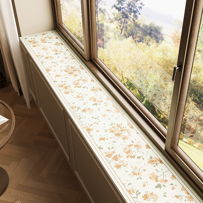 Dekorativer floraler Fensterbrett-Matte Brehn