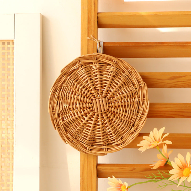 Dekorative Wandplatte Aus Geflochtenem Rattan Brehn