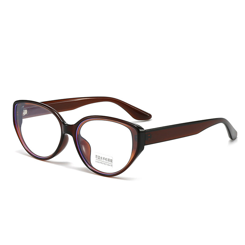 Damen Cat-Eye Brille mit transparentem Rahmen Brehn
