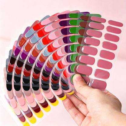 Premium Glänzendes Press-On-Nagel-Set