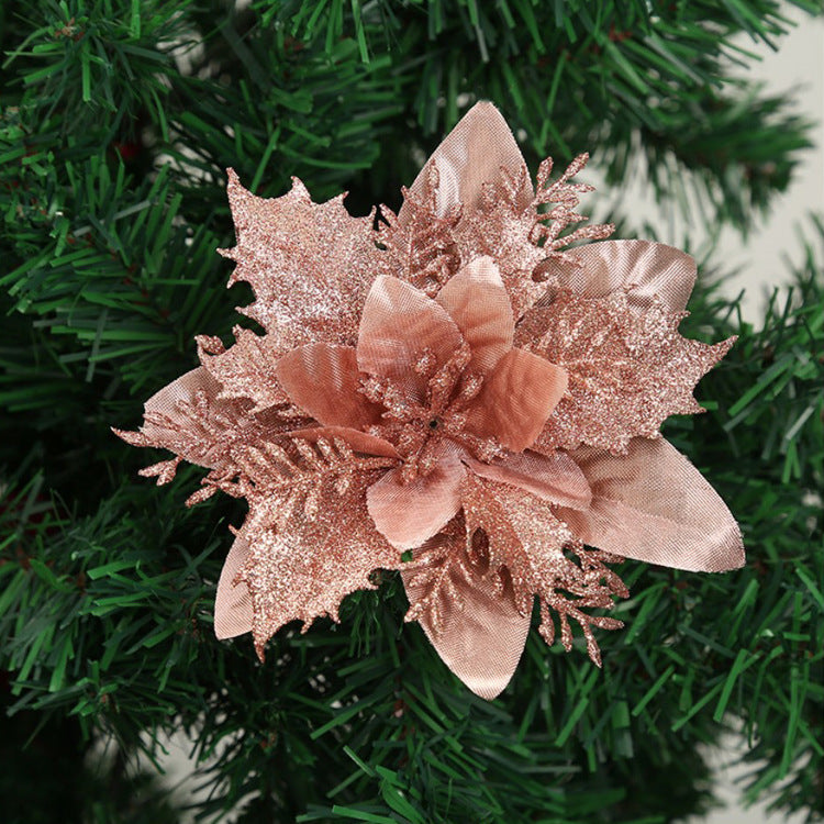 Dekorative Glitzernde Blumenbrosche Brehn