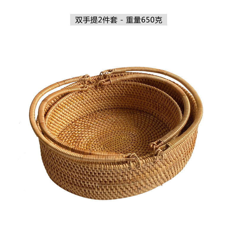 Damen Handgefertigter Rattan-Korb Brehn