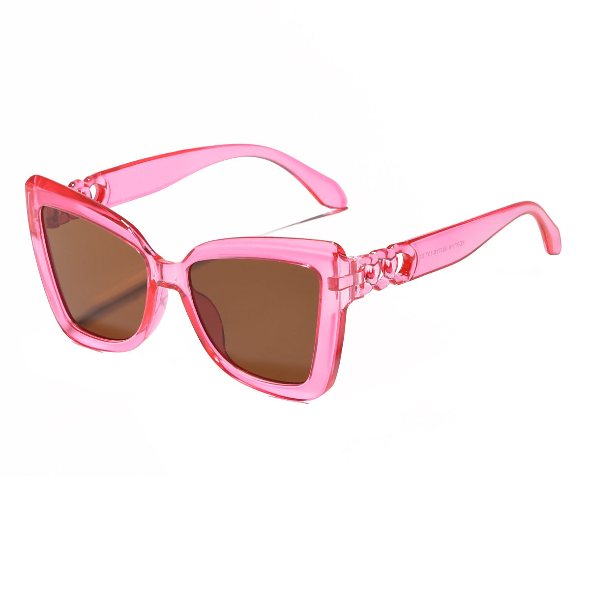 Damen modische Sonnenbrille mit auffälligem Design und robustem Rahmen Brehn