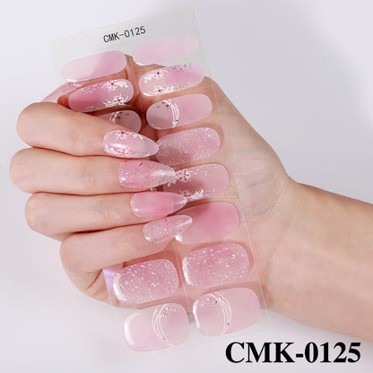 Elegante Ombre-Nagelsticker