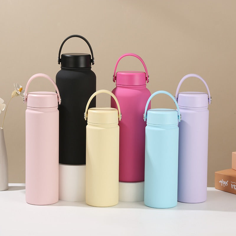 Damen isolierte Wasserflasche mit ergonomischem Tragegriff Brehn