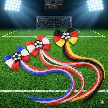Fußball-Themen-Haarbow-Clip Brehn
