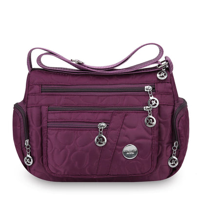 WoQuilted Crossbody Messenger Bag