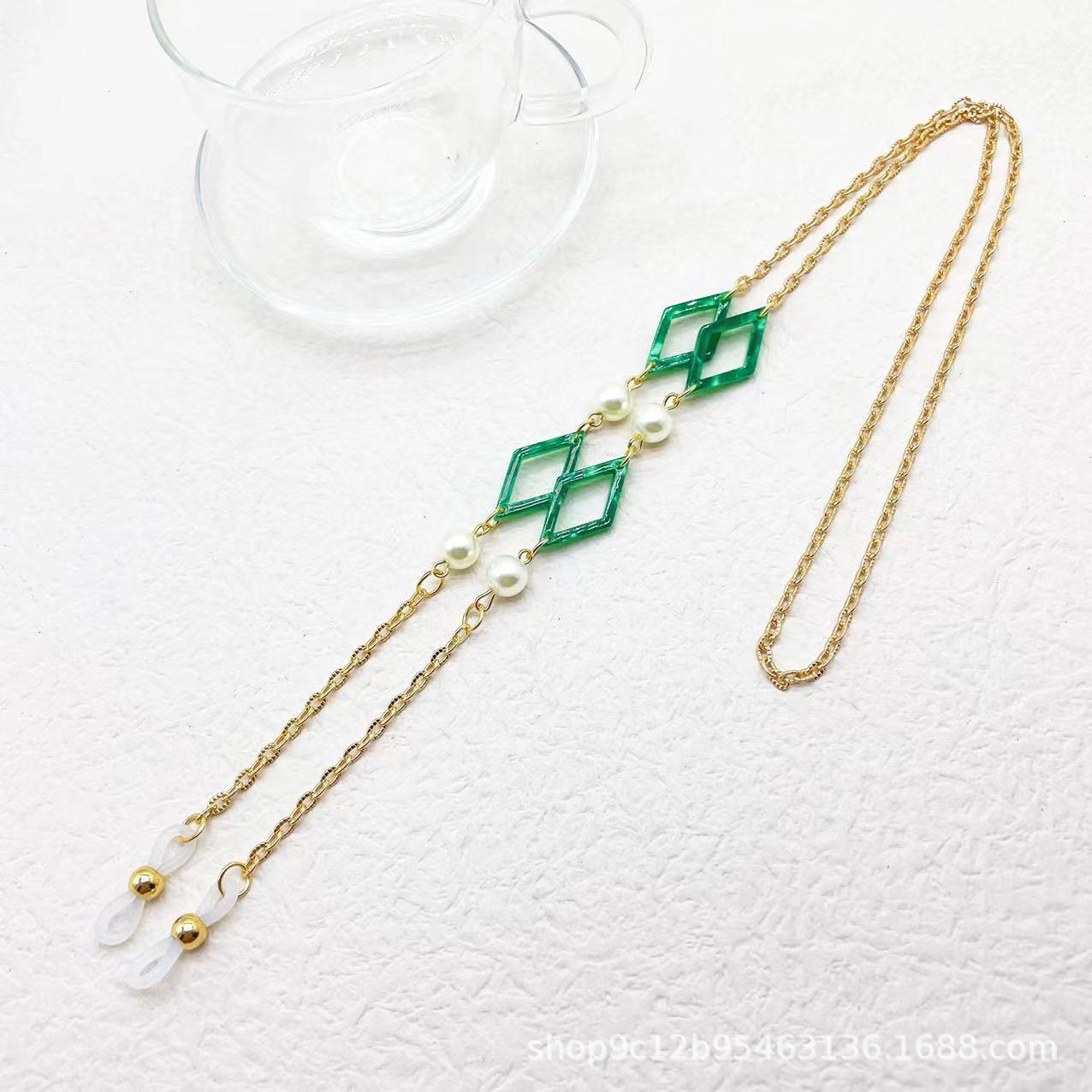 Elegante geometrische Halskette Brehn