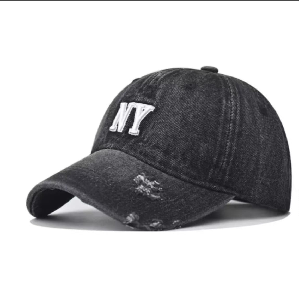 Damen Distressed Denim Baseball Cap Brehn 1784188163