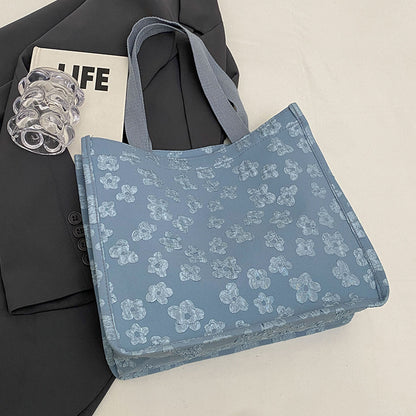 Blumenmuster Mini Tote Bag