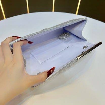 Glitzernde Abend-Clutch