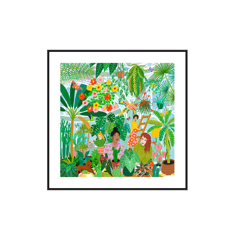 Botanische Illustrations-Leinwandkunst