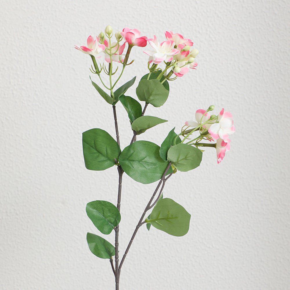 Künstlicher Blütenzweig mit lebhaften rosa Blüten Brehn
