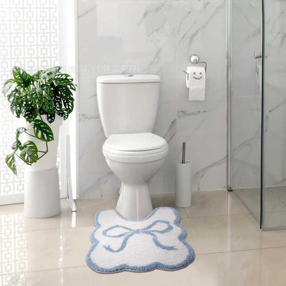 Dekorativer Toilettenteppich