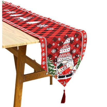 Festliche Tischdecke mit Weihnachtsmotiv Brehn