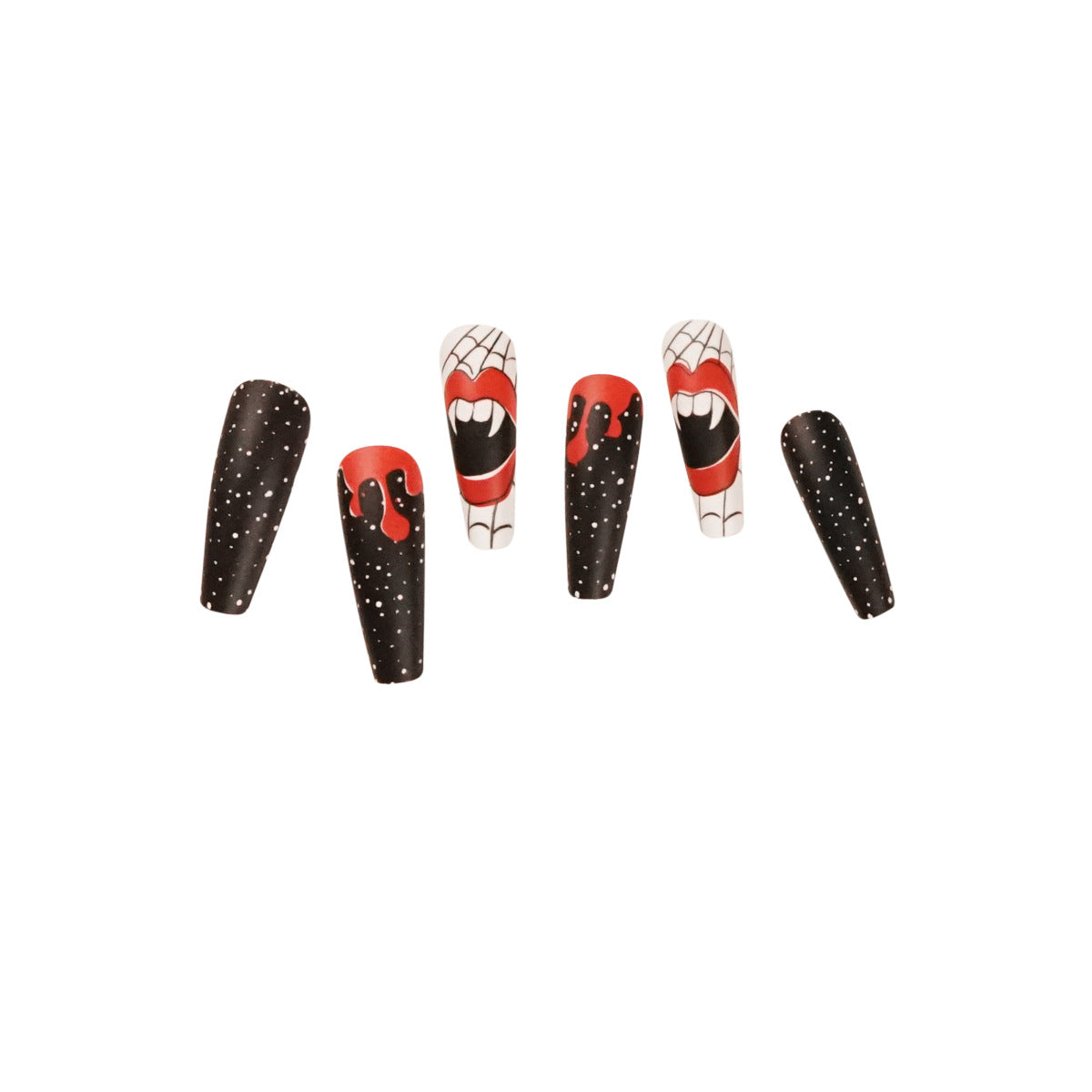 Kunstvolle Nagelkunst mit gruseligen Motiven Brehn