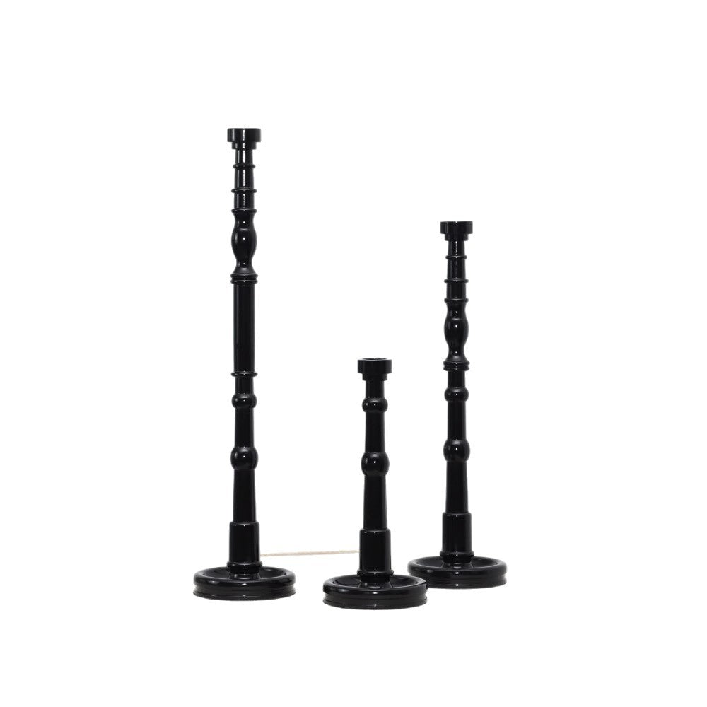 Elegantes dekoratives Kerzenhalter-Set