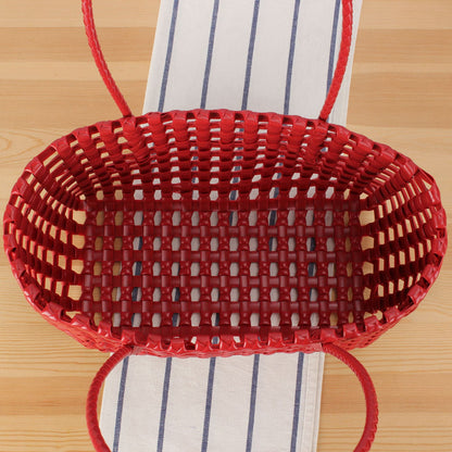 Stilvolle Weiden-Tasche mit Modernem Gitterdesign Brehn