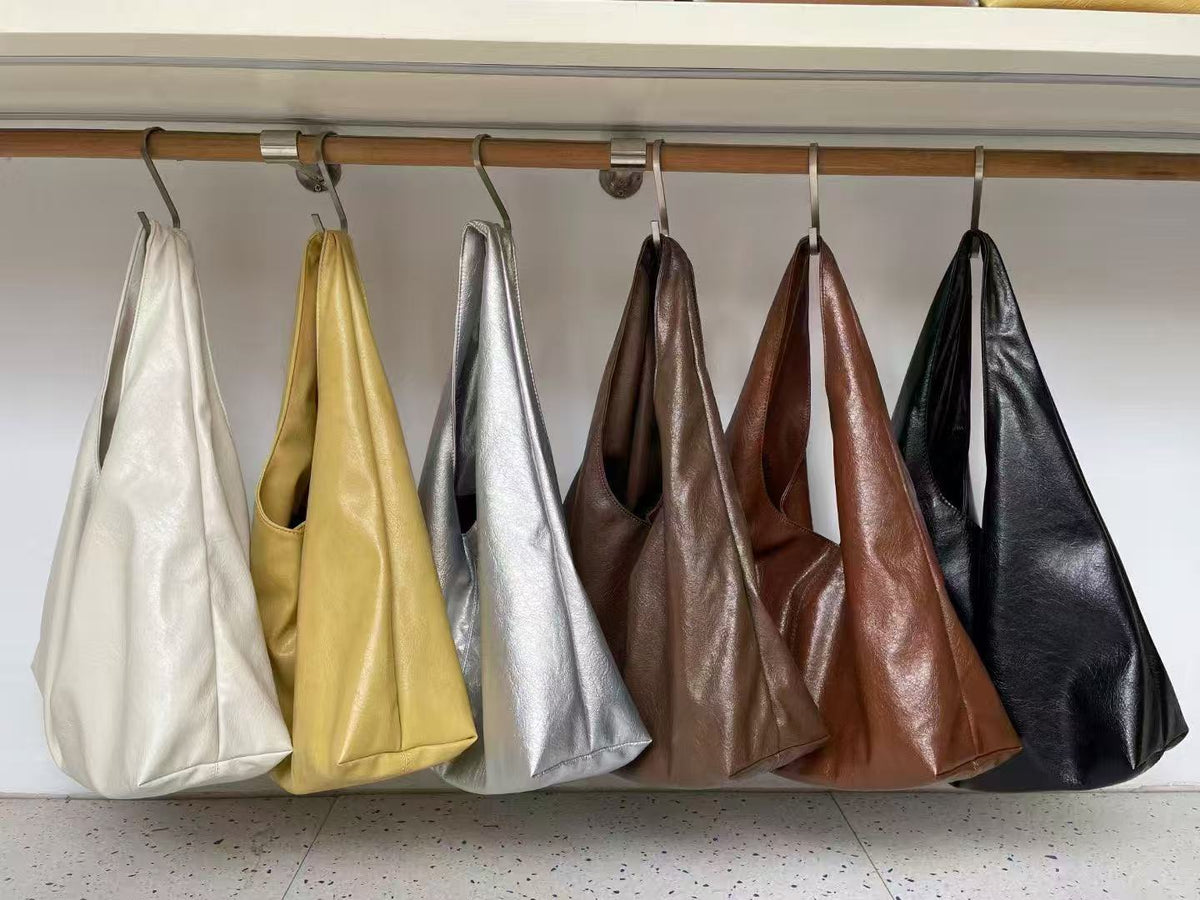 Schlanke Leder Lässige Schultertasche