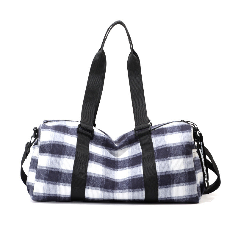 Stylischer karierten Gym Duffle Bag Brehn