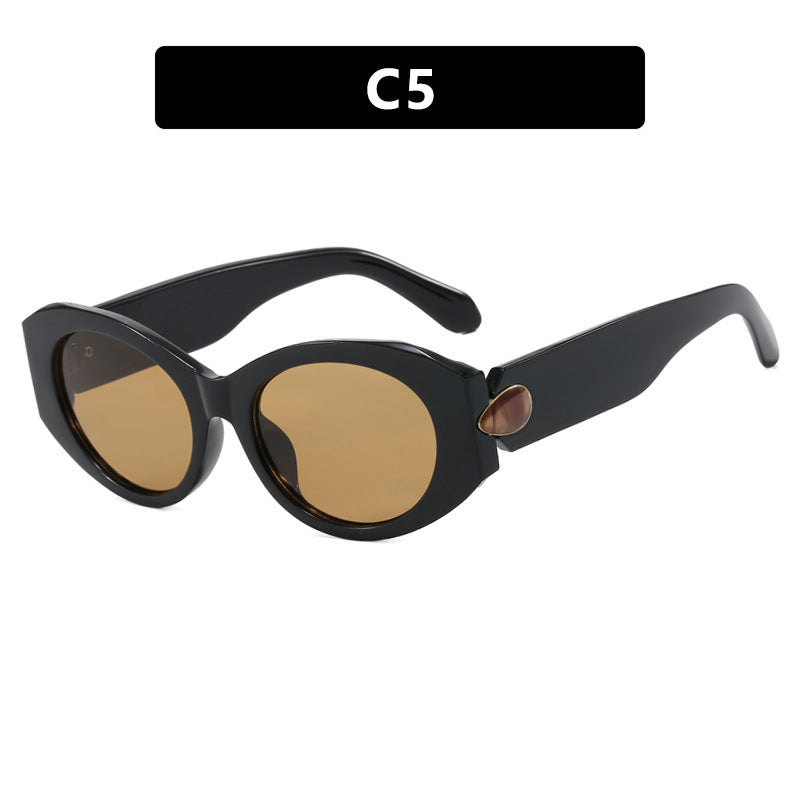 Damen elegante Sonnenbrille mit stilvollen Konturen Brehn