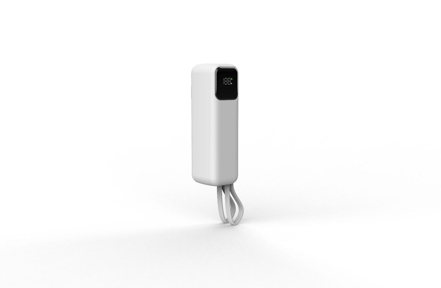 Tragbare Powerbank mit Integrierter Kabelloser Ladefunktion und Lcd-Anzeige Brehn