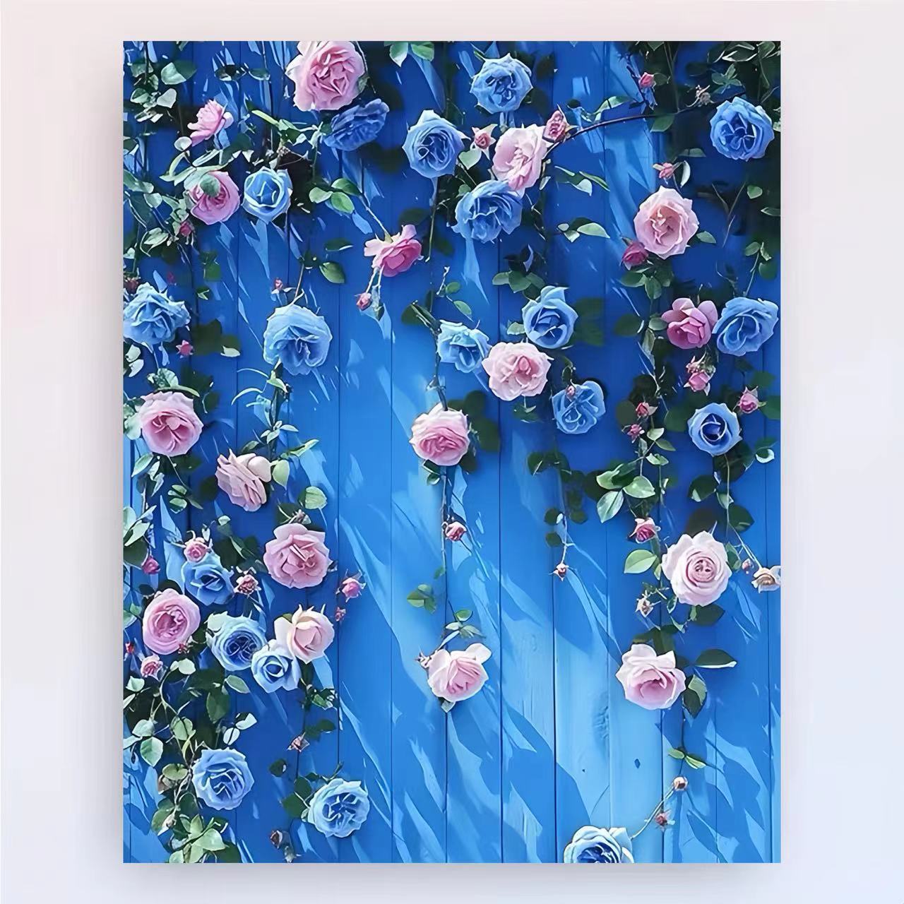 Zeitgenössischer Lotus-Blumen-Canvas-Kunstdruck Brehn
