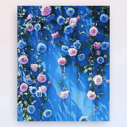 Zeitgenössischer Lotus-Blumen-Canvas-Kunstdruck Brehn