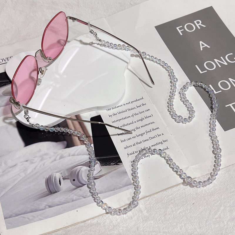 Mehrschichtige Perlen Eyewear Kette Brehn