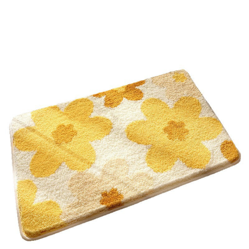 Plüsch Floral Design Badmatte Brehn