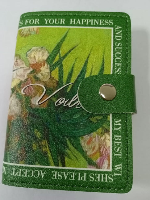 Blumenmuster Reißverschluss Geldbörse Brehn