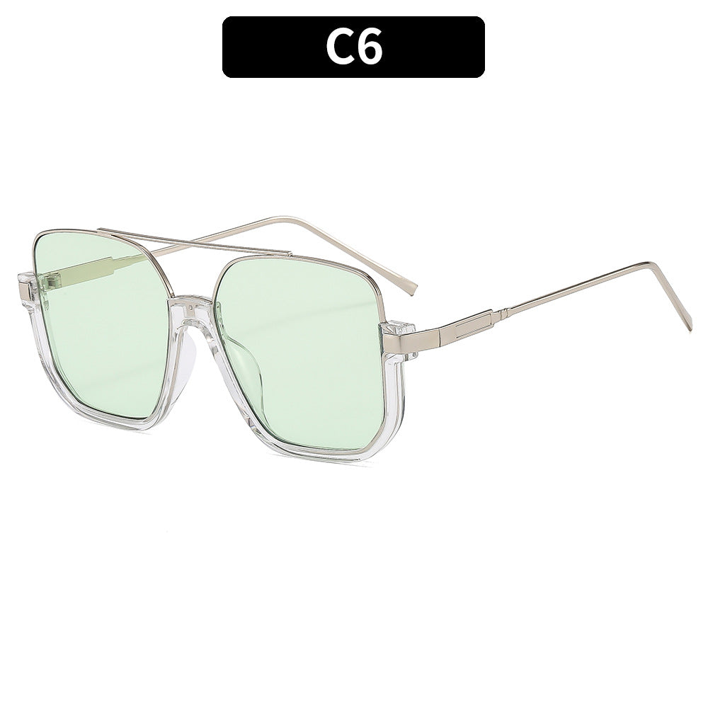 Elegante Übergroße Quadratische Sonnenbrille