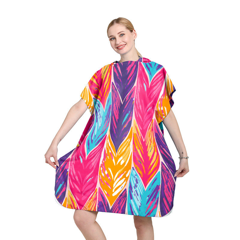 Strandkleid mit tropischem Druck Brehn