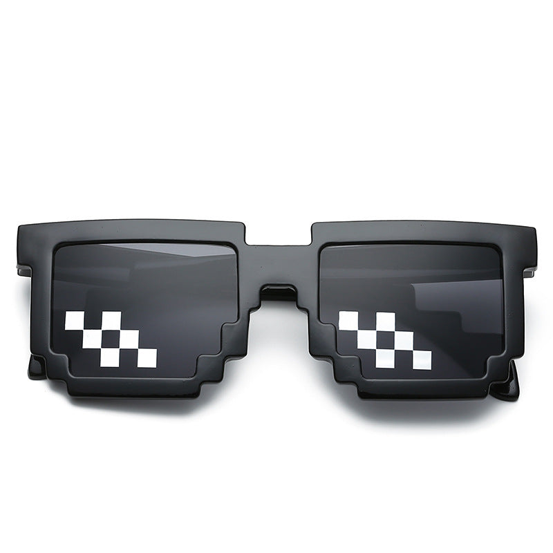 Damen auffällige Pixel-Optik Sonnenbrille Brehn