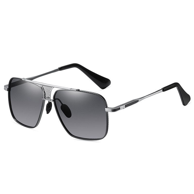 Damen Quadratische Sonnenbrille mit stilvollem Metallrahmen und hochwertigem UV-Schutz Brehn