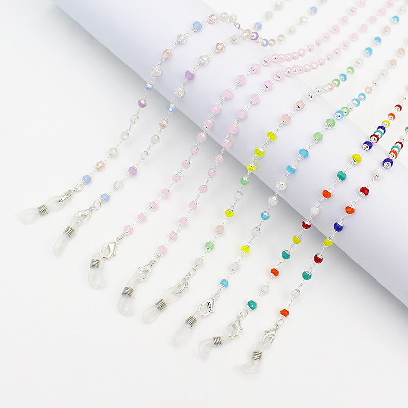 Stylische Perlen-Brillen-Kette Brehn