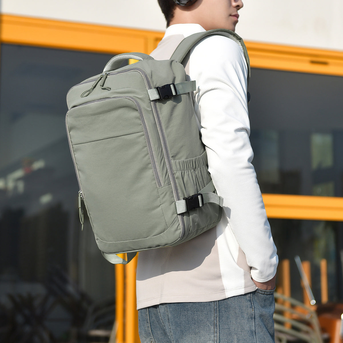Stylischer Mehrfachfach-Rucksack Brehn