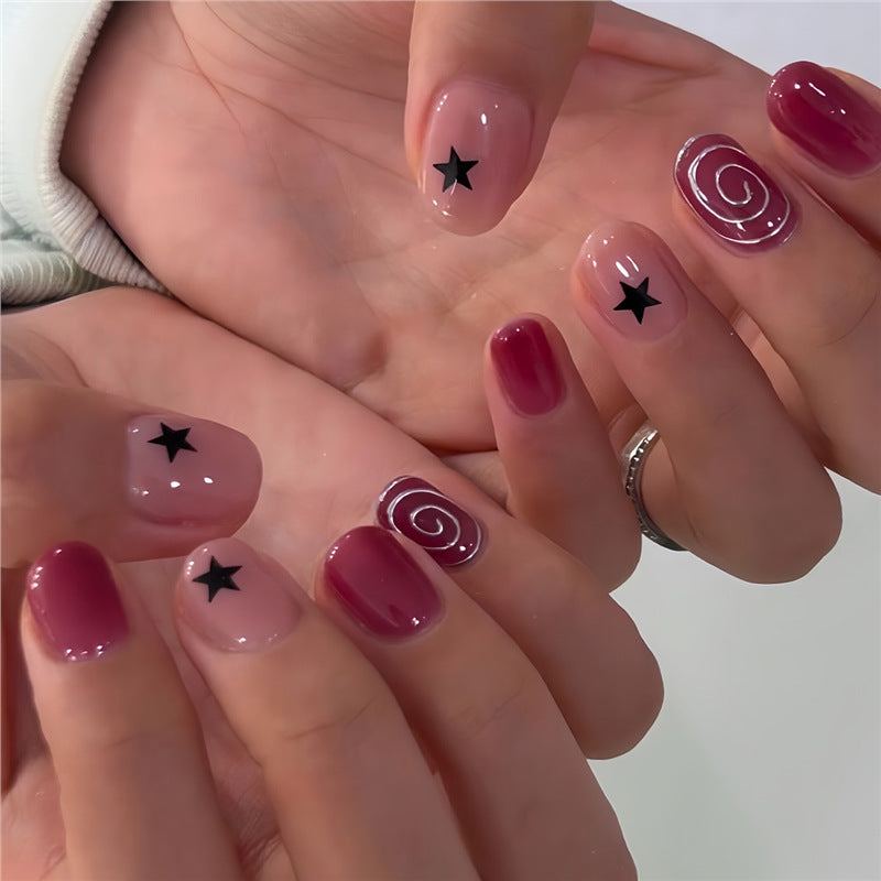 Künstlerische Ombre Nagelkunst Extensions Brehn