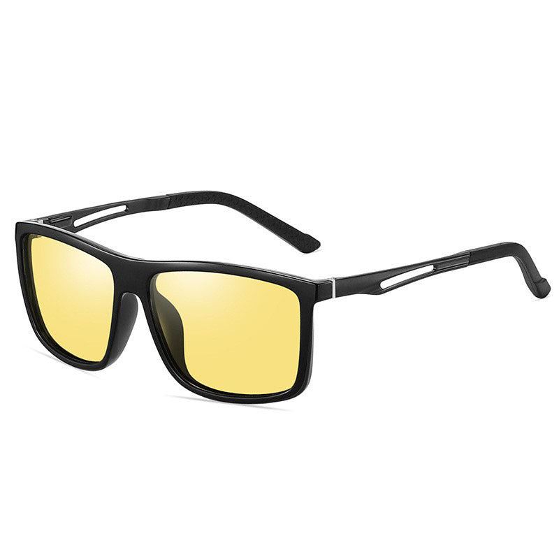 Herren Sportliche Sonnenbrille mit rutschfesten Bügeln und UV-Schutz Brehn