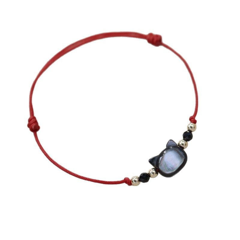 Verstellbares Katzen-Themen Charm-Armband Brehn